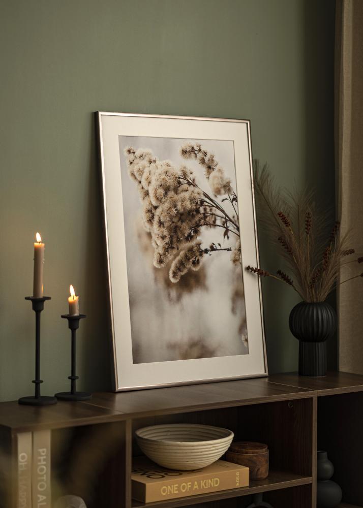 Keret New Lifestyle Acél 10x18 cm - Paszpartuk Fehér 8x10 cm