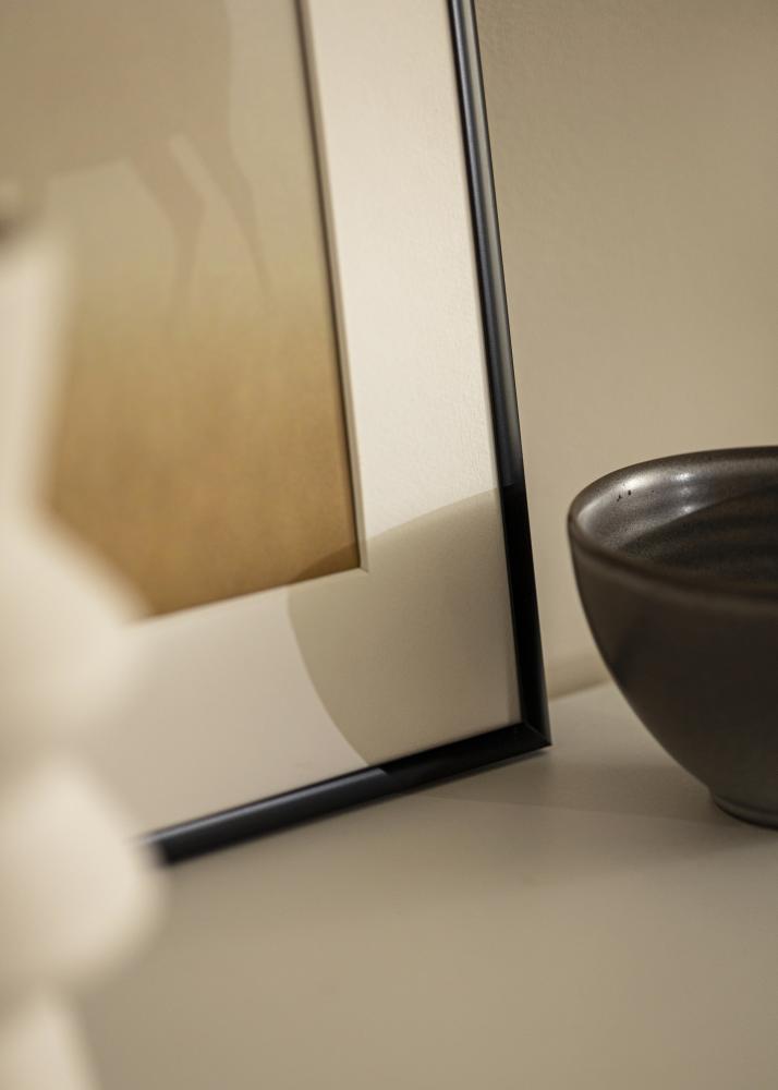 Keret Scandi Matt fekete 60x70 cm - Paszpartuk fehér 20x24 inches