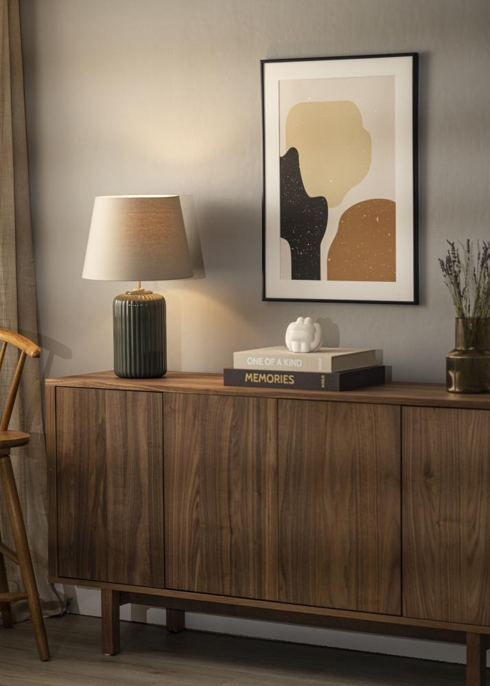 Keret Scandi Matt fekete 60x70 cm - Paszpartuk fehér 20x24 inches