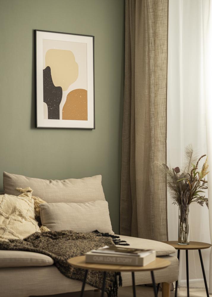 Keret Scandi Matt fekete 60x70 cm - Paszpartuk fehér 20x24 inches