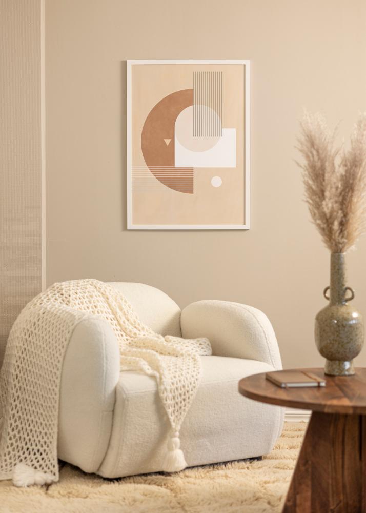 Keret BGA Classic Fehér 50x100 cm - Paszpartuk Fehér 40x90 cm