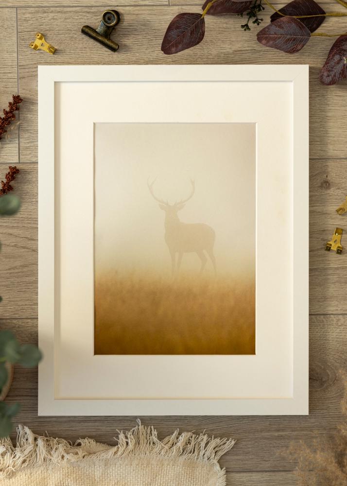 Keret BGA Classic Fehér 50x100 cm - Paszpartuk Fehér 40x90 cm