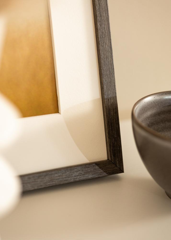 Keret Ares szürke tölgy 50x65 cm - Paszpartuk fehér 15x22 inches