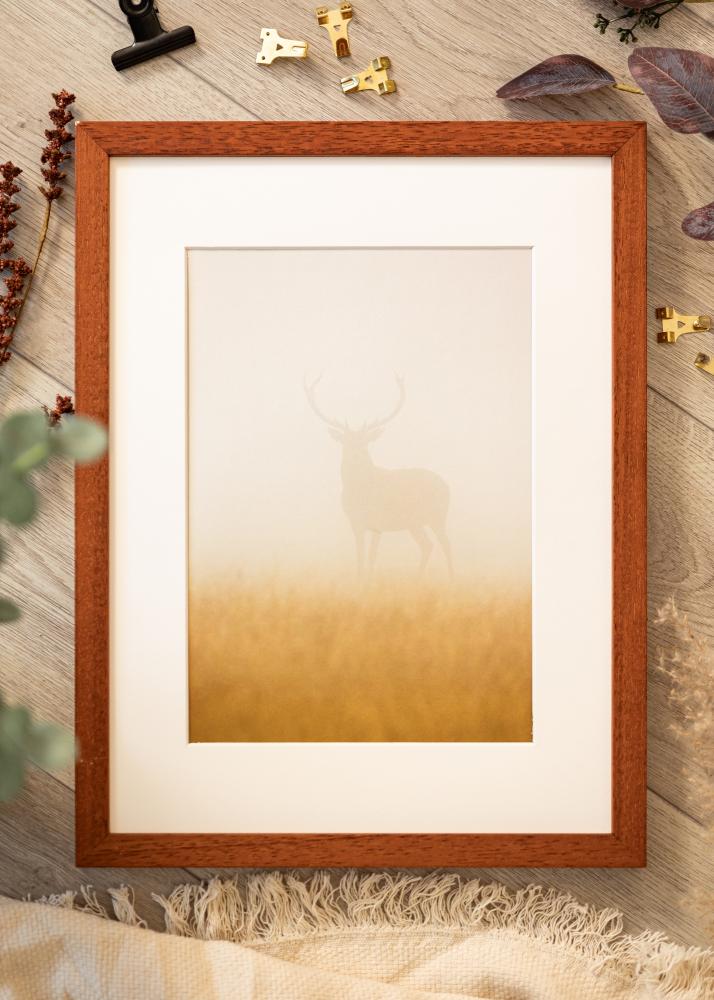 Keret Hermes Cseresznye 42x59,4 cm - Paszpartuk Fehér 25x38 cm