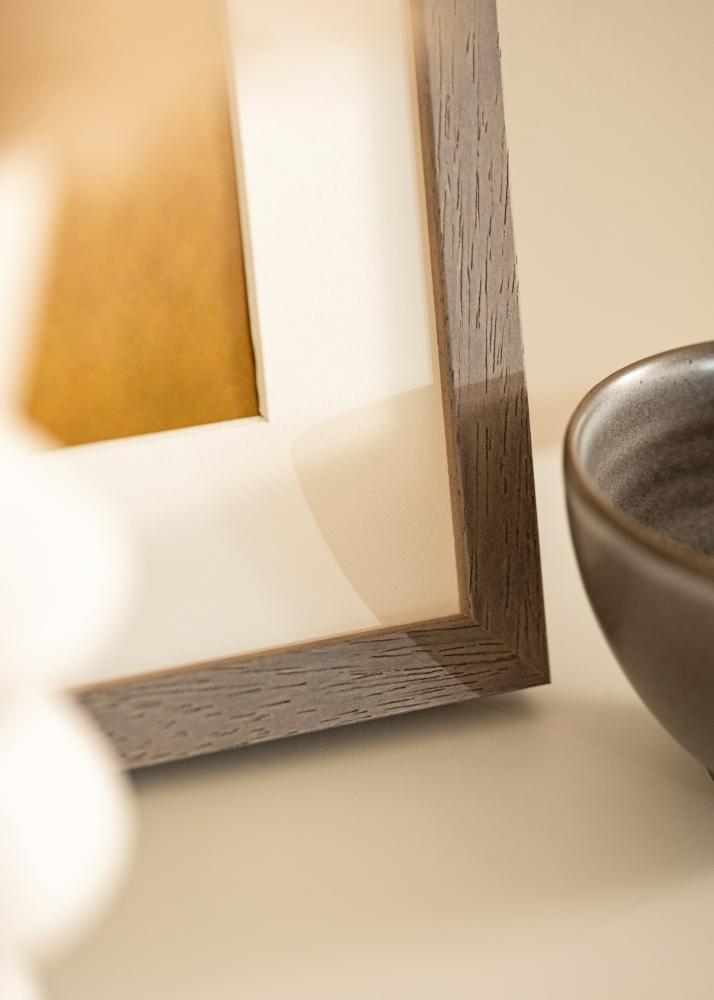 Keret Hermes szürke 60x60 cm - Paszpartuk Fehér 50x50 cm