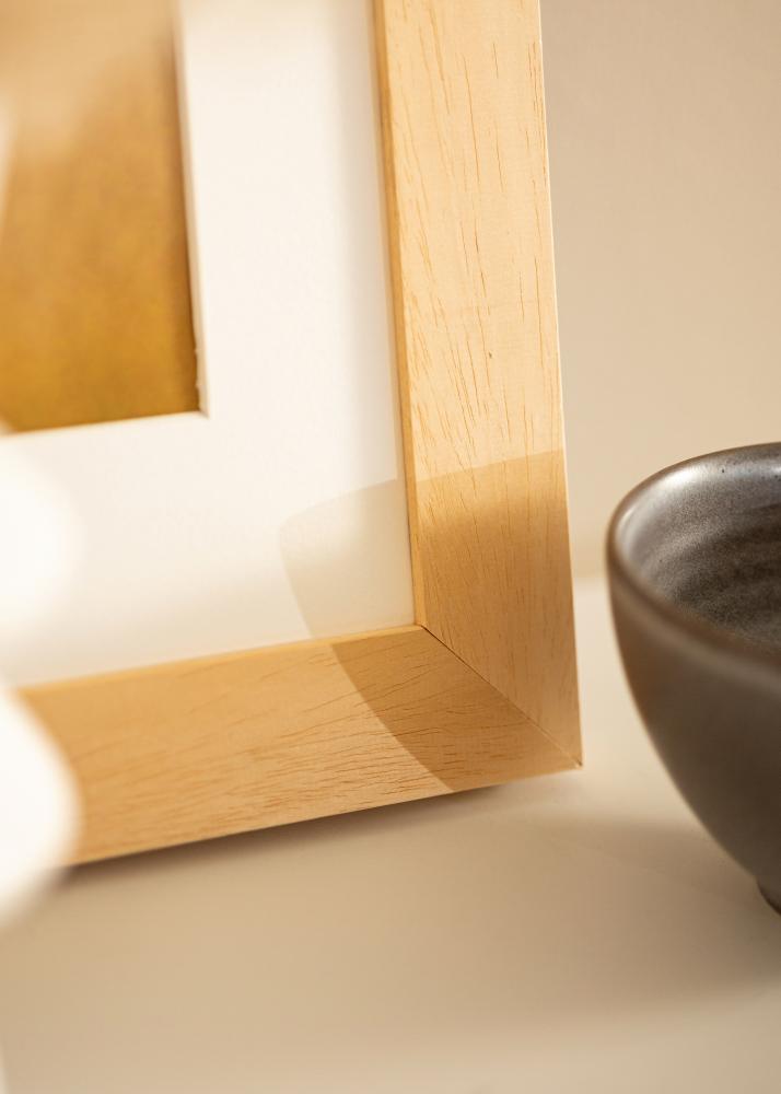 Keret Juno faipari 40x50 cm - Paszpartuk Fehér 30x38 cm