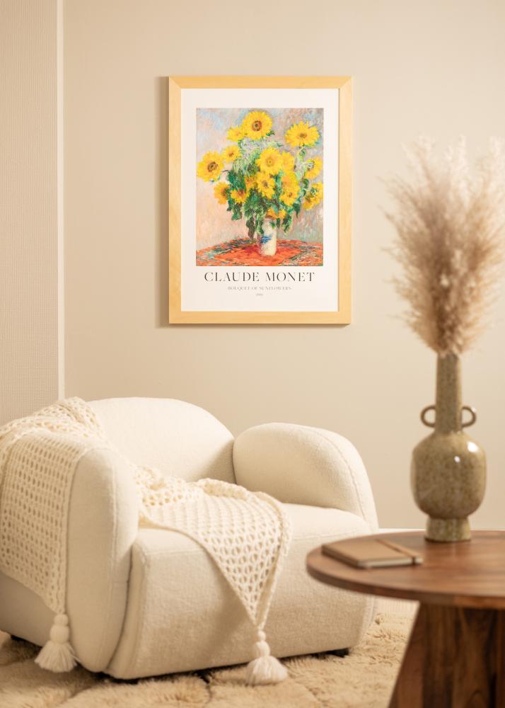 Keret Juno faipari 40x50 cm - Paszpartuk Fehér 30x38 cm