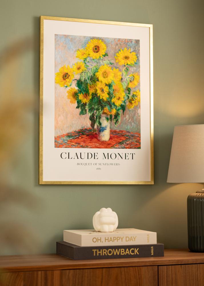 Keret Ares Arany 50x60 cm - Paszpartuk Fehér 16x20 inches