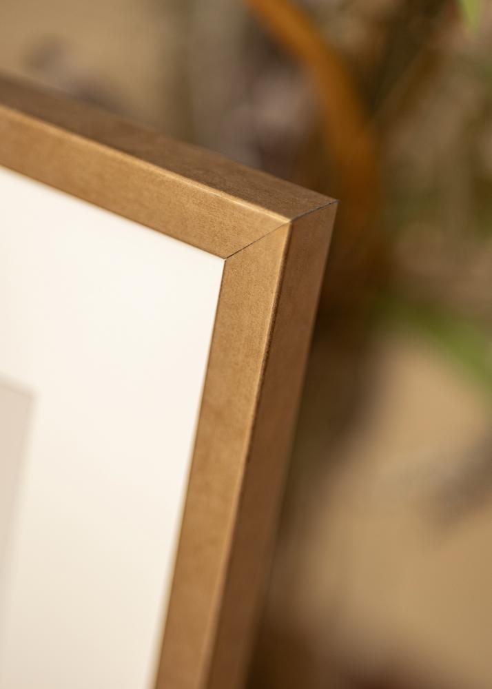 Keret Ares sárgaréz 30x40 cm - Paszpartuk fehér 20x30 cm