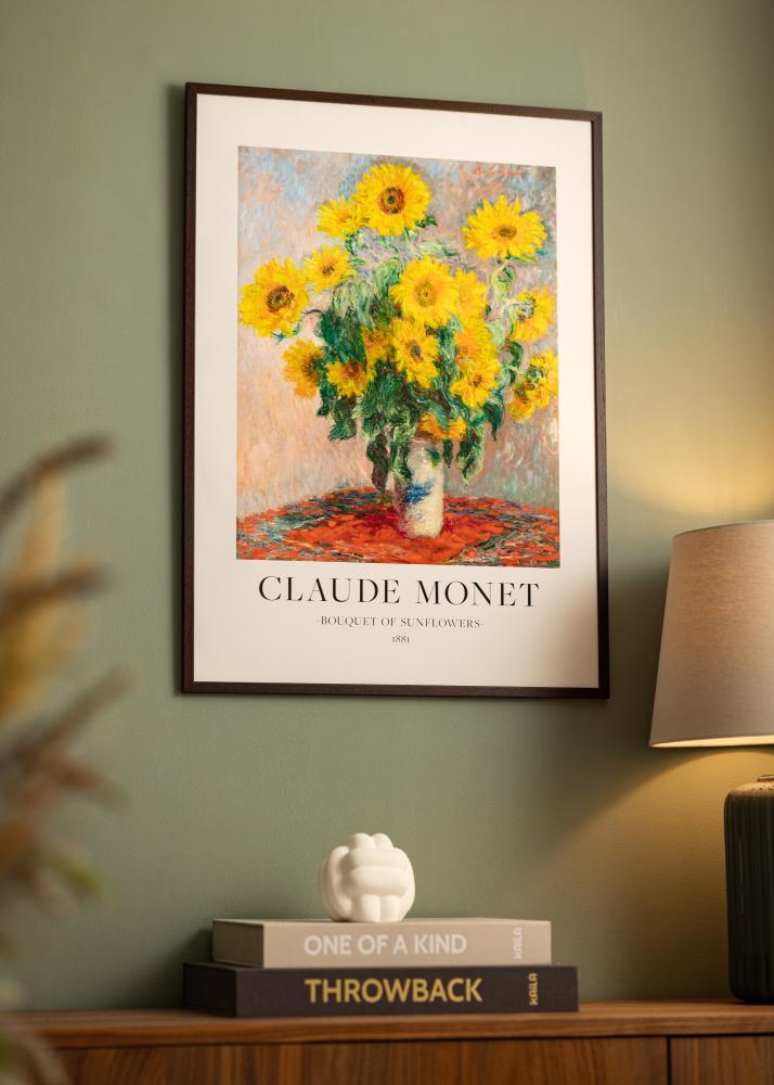 Keret Edsbyn dió 25x40 cm - Paszpartuk fehér 15x30 cm