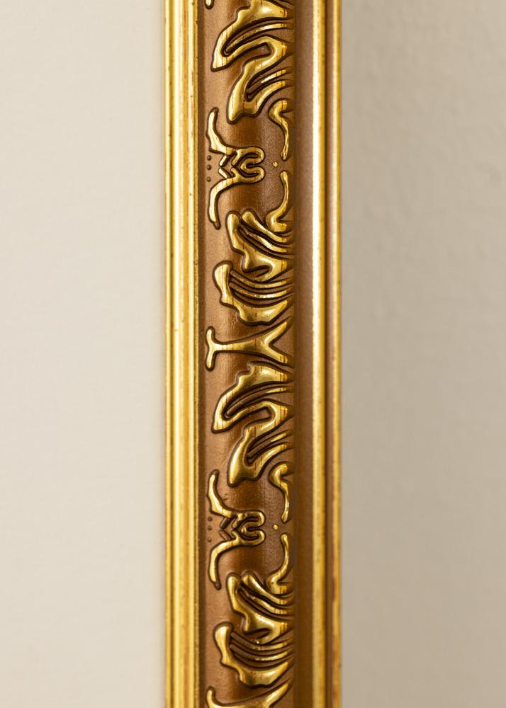 Keret Swirl Arany 50x70 cm - Paszpartuk fehér 40x60 cm