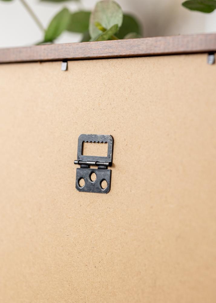 Keret Modern Meleg Barna 40x50 cm - Paszpartuk Fehér 30x40 cm