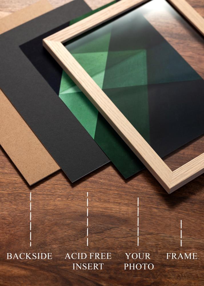 Savmentes Fekete Betétlap - Méretre szabott