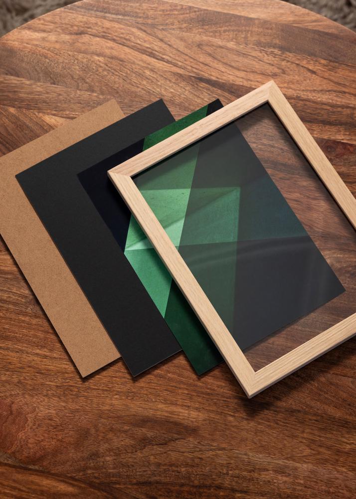 Savmentes Fekete Betétlap - Méretre szabott