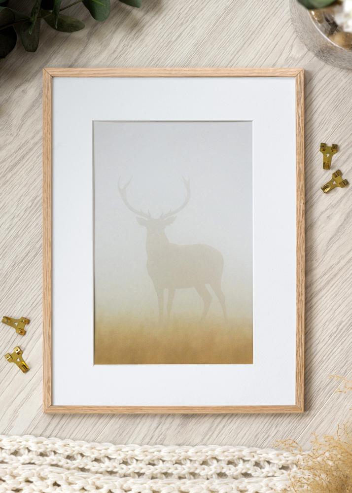 Keret Vékony Tölgy Akrilüveg 28x35 cm