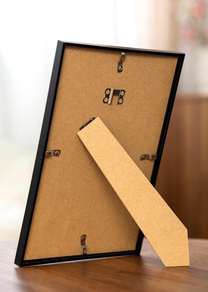 Keret Scandi Matt Fekete 20x25 cm - Paszpartu Fehér 15x20 cm