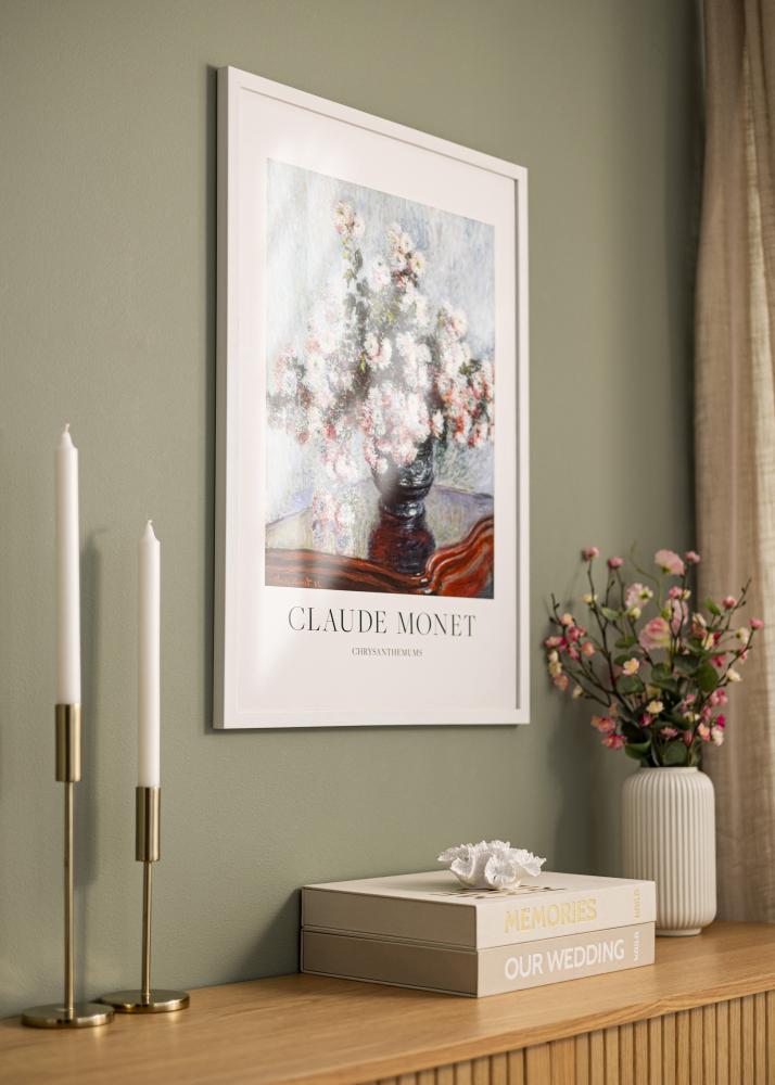 Képkeret fehér széles 70 x 100 cm