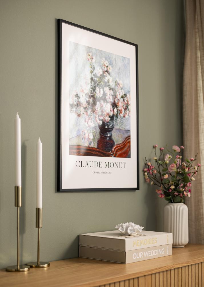 Képkeret Fekete keskeny 40 x 50 cm