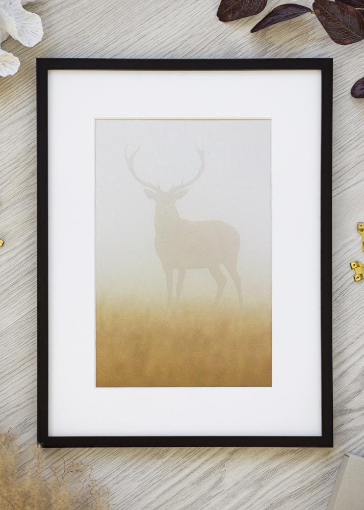 Képkeret Fekete keskeny 40 x 50 cm