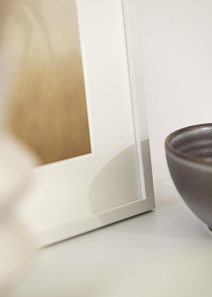 Képkeret fehér keskeny 21 x 30 cm