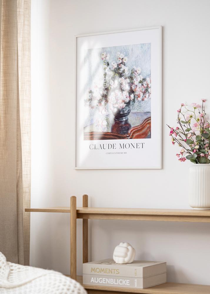 Képkeret fehér keskeny 21 x 30 cm