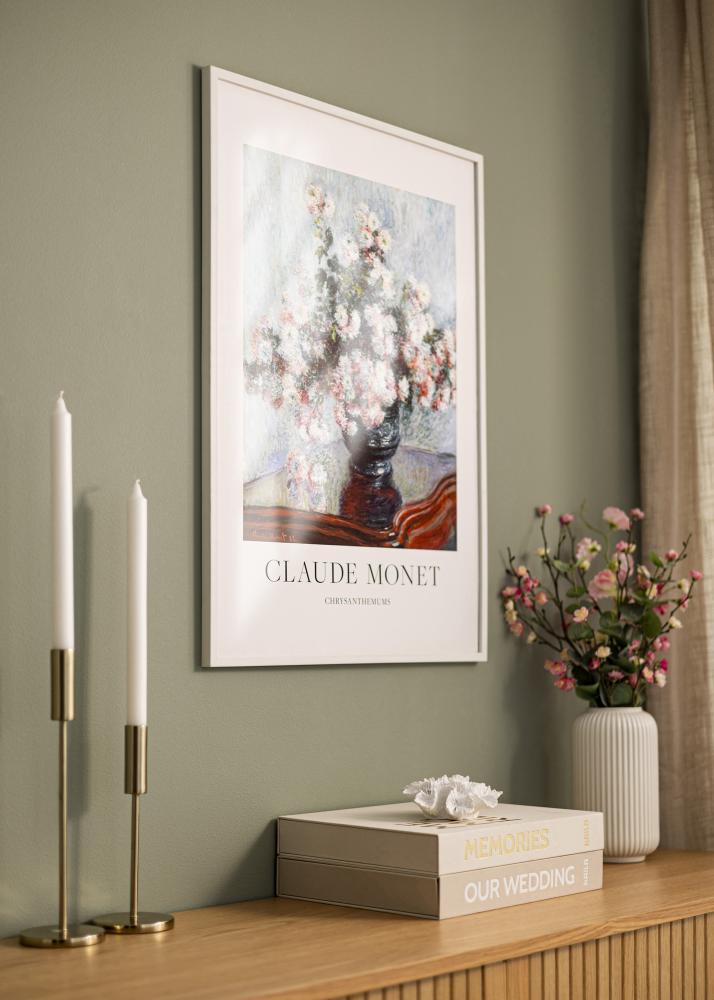 Képkeret fehér keskeny 21 x 30 cm