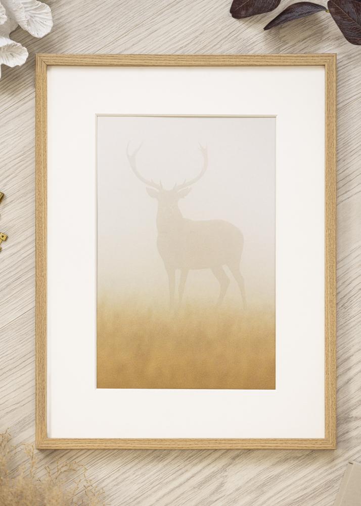 Képkeret tölgy keskeny 29,7 x 42 cm (A3)