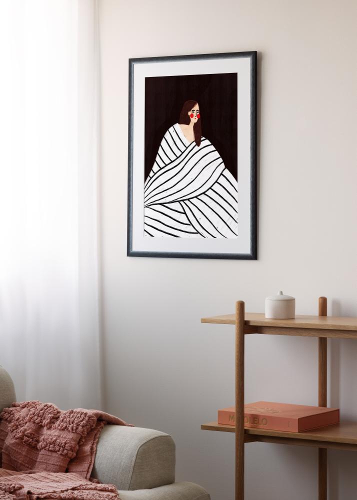 Keret Cornwall Akrilüveg Fekete 20x30 cm