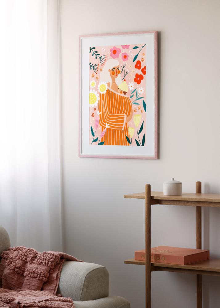 Keret Cornwall Akrilüveg Rózsaszín 40x50 cm