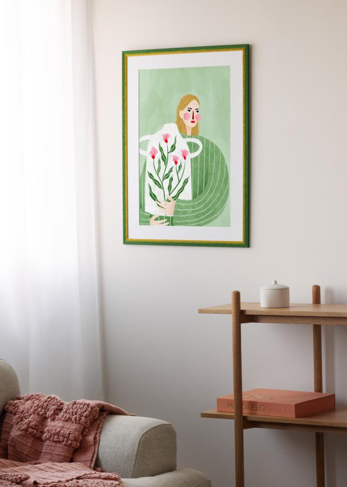 Keret Cornwall Akrilüveg Zöld 30x30 cm