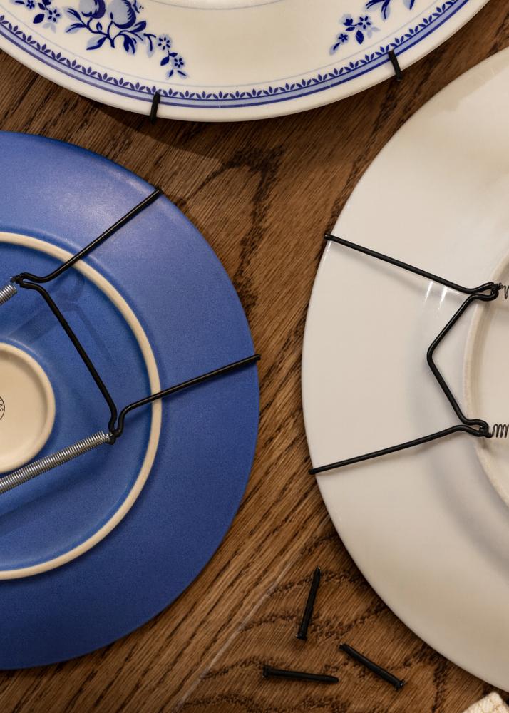 Tányérakasztó Fekete 9-13 cm