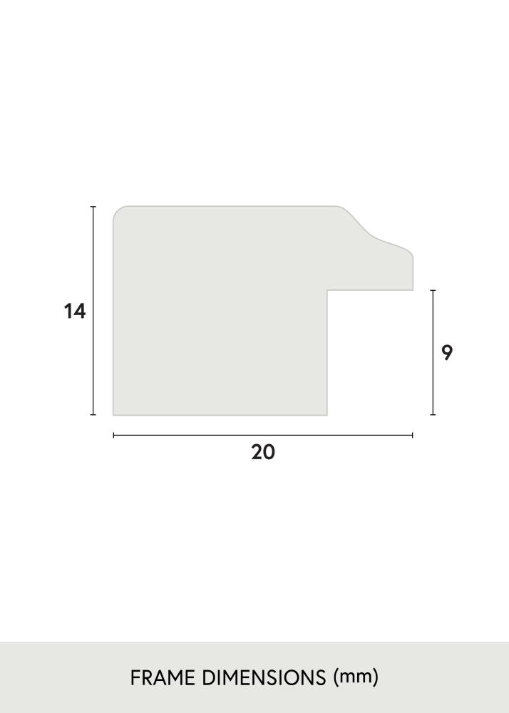 Keret Whitby Akrilüveg Lila 40x40 cm