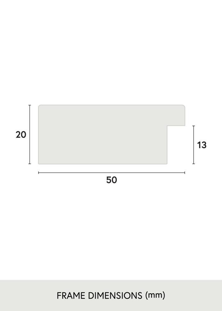 Keret Pembrokeshire Akrilüveg Tölgy 60x80 cm