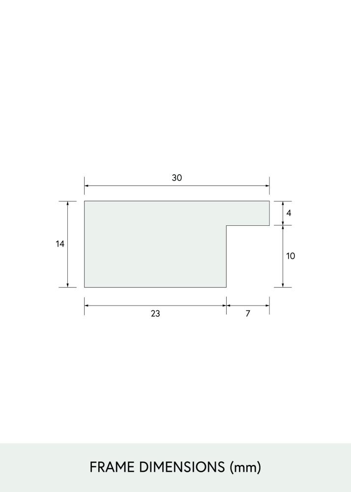 BGA Select Wide Akrilüveg Tölgy 40x60 cm