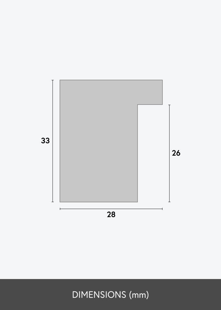 Keret Cotswold Akrilüveg Elefántcsont 60x80 cm