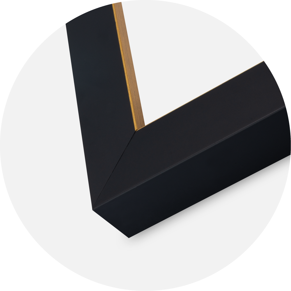 Keret Sussex Akrilüveg Fekete/Arany 30x45 cm