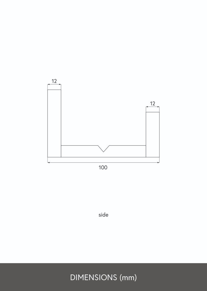 KAILA Fényképtartó Polc Masszív ek 120 cm