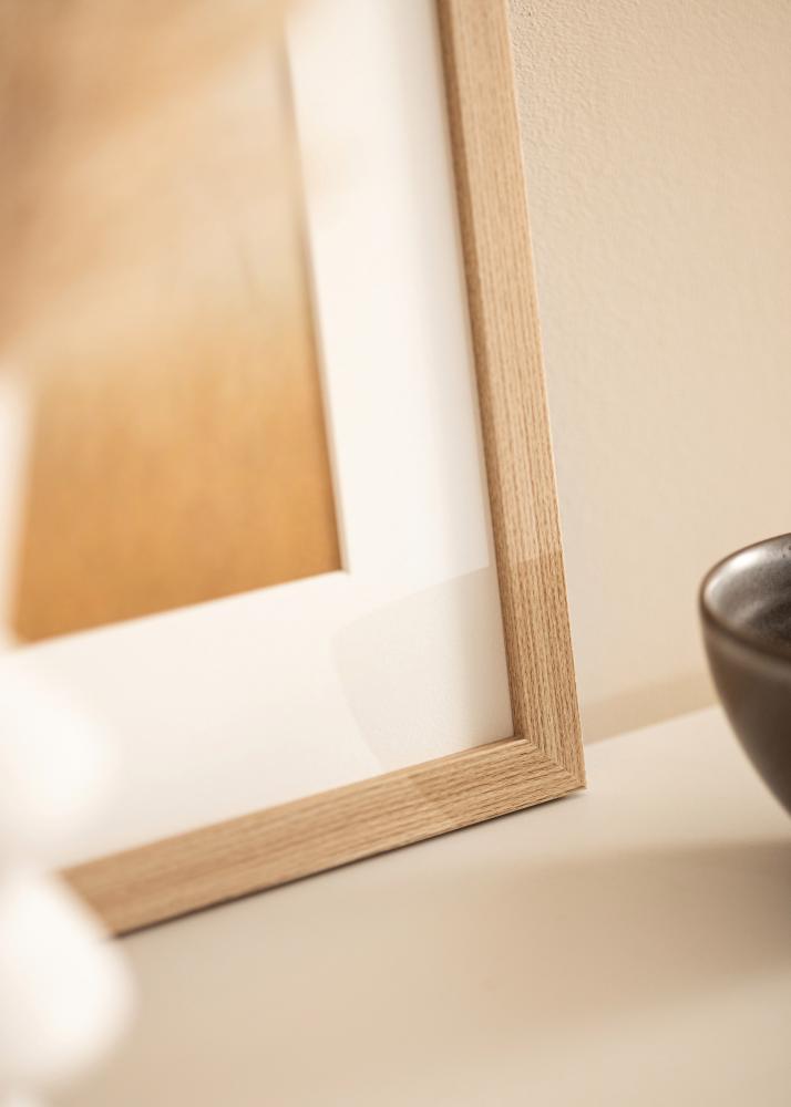 Keret Deco tölgy 70x70 cm - Paszpartuk fehér 24x24 inches