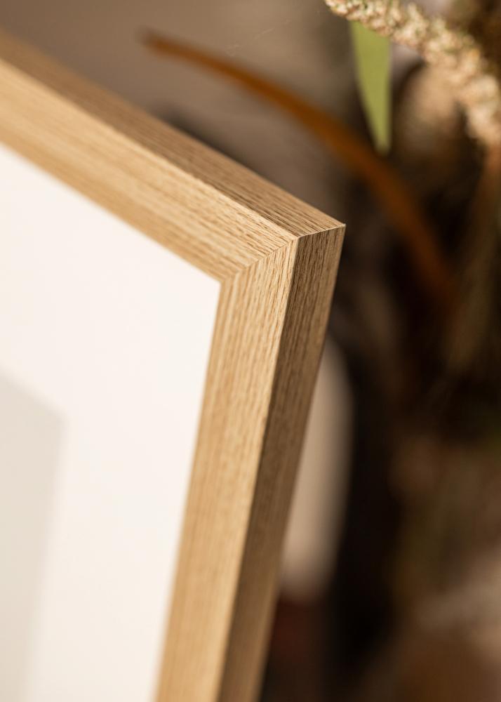 Keret Deco tölgy 70x70 cm - Paszpartuk fehér 24x24 inches