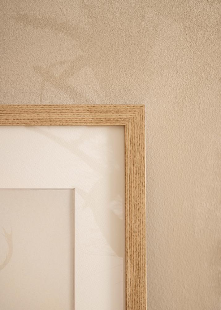 Keret Deco tölgy 70x70 cm - Paszpartuk fehér 24x24 inches