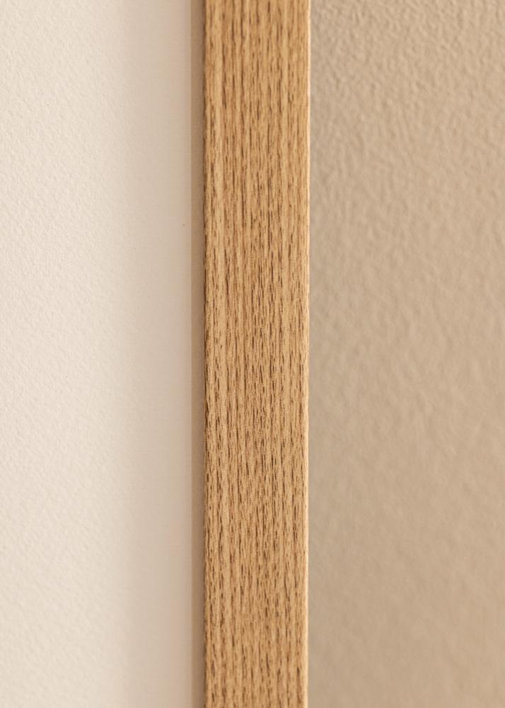 Keret Deco tölgy 70x70 cm - Paszpartuk fehér 24x24 inches