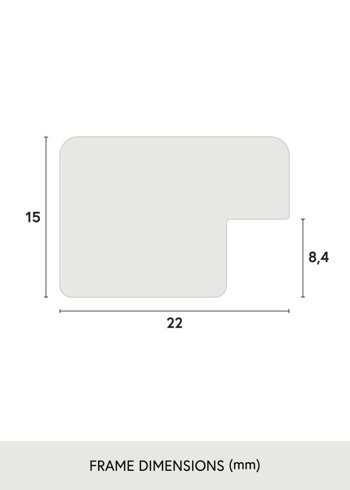 Keret Uppsala Ezüst 50x50 cm