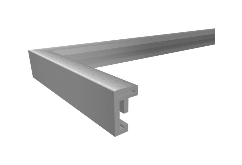 Keret New Lifestyle Acél 10x18 cm - Paszpartuk Fehér 8x10 cm