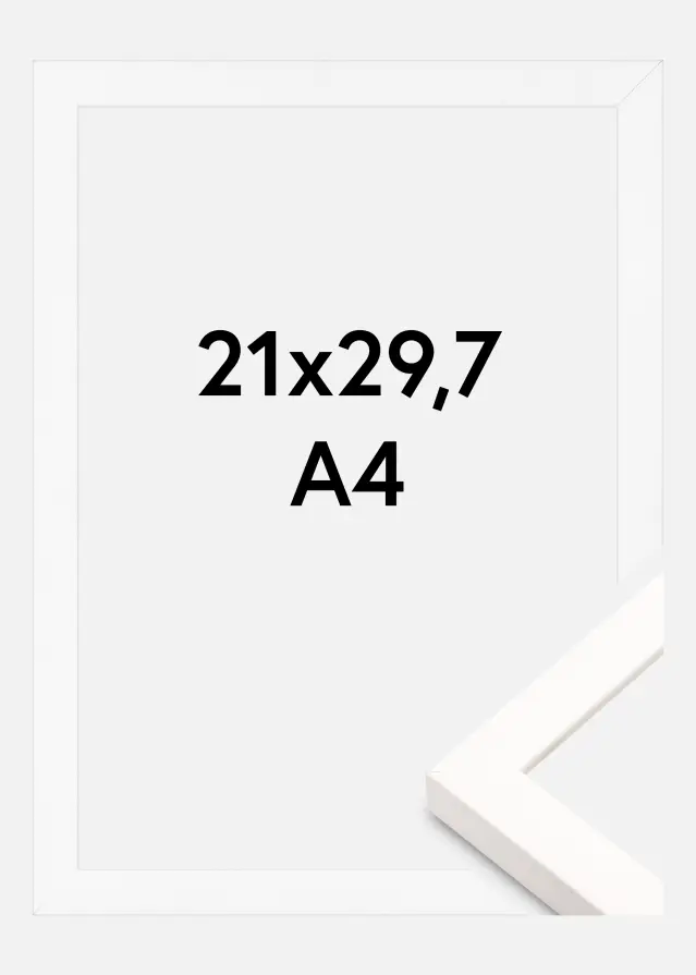 Keret Brooke Akrilüveg Fehér 21x29,7 cm (A4)