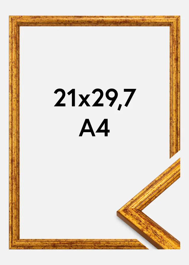Keret Claudia Akrilüveg Arany 21x29,7 cm (A4)