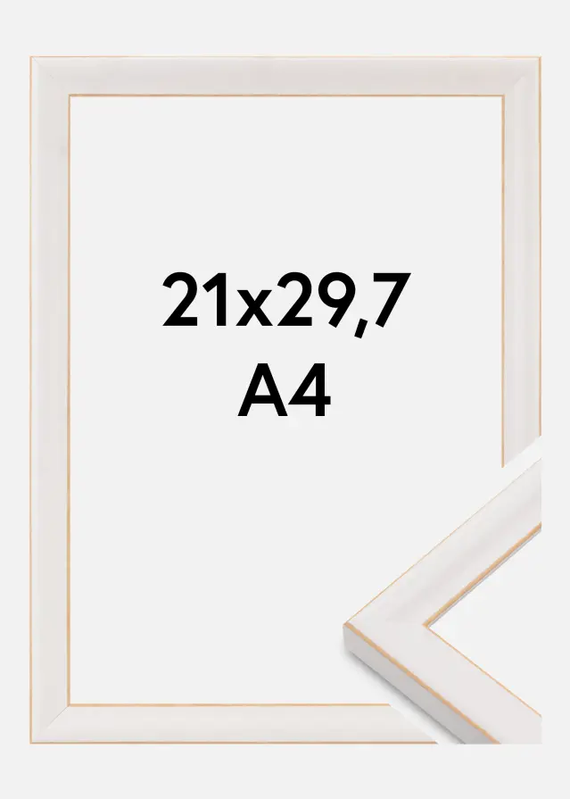 Keret Marie Claire Akrilüveg Fehér 21x29,7 cm (A4)