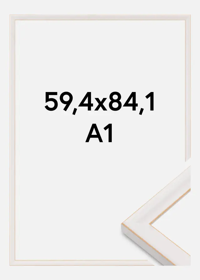 Marie Claire Keret Akrilüveg Fehér 59,4x84,1 cm (A1)