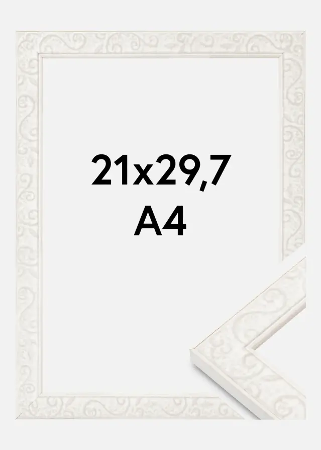 Keret Milton Akrylglas Fehér 21x29,7 cm (A4)