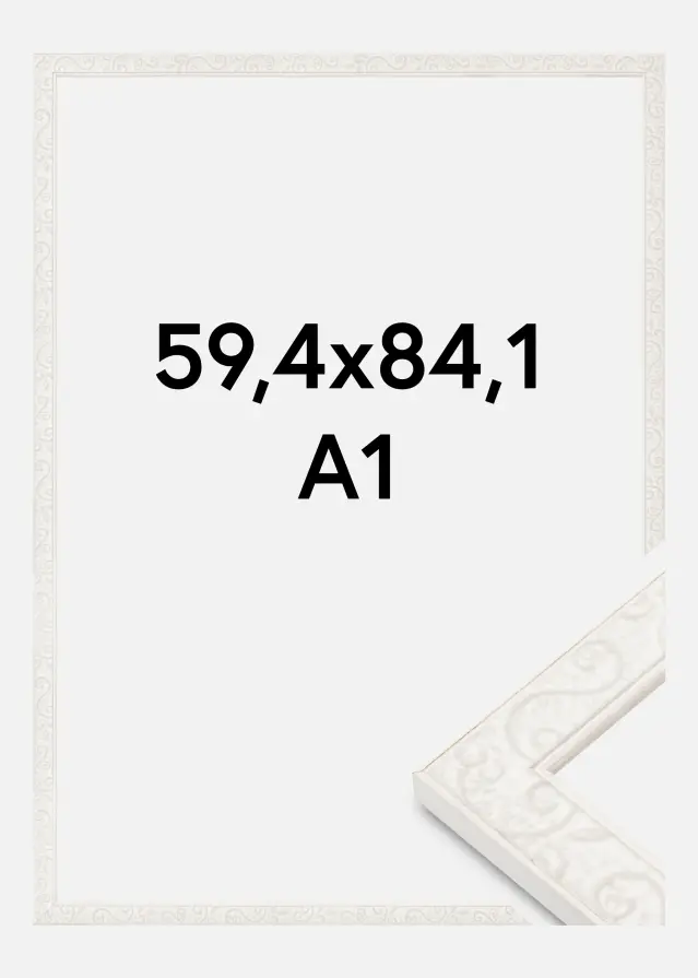 Milton Keret Akrilüveg Fehér 59,4x84,1 cm (A1)