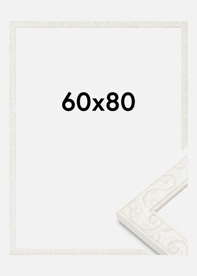 Keret Milton Akrylüveg Fehér 60x80 cm